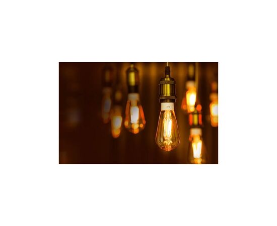 Умная лампочка Yeelight Smart LED Filament Bulb ST64 E27 500lm (YLDP23YLEU), изображение 3 Умная лампочка Yeelight Smart LED Filament Bulb ST64 E27 500lm (YLDP23YLEU), изображение 3
