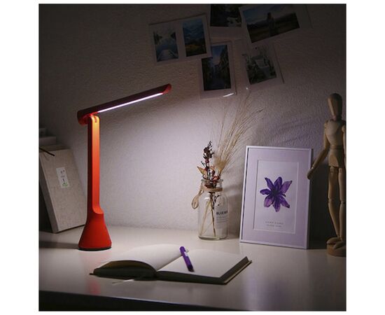 Настольная лампа Yeelight USB Folding Charging Table Lamp 1800mAh 3700K Red (YLTD11YL), изображение 4 Настольная лампа Yeelight USB Folding Charging Table Lamp 1800mAh 3700K Red (YLTD11YL), изображение 4
