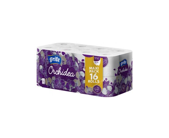 Туалетная бумага Grite Orchidea 3 слоя 16 рулонов (4770023348200)