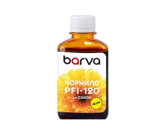 Чорнило Barva Canon PFI-120/710 180 мл Y pirmented (C120-897)