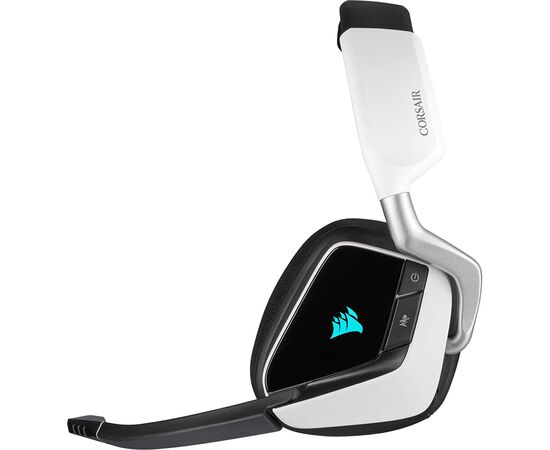 Наушники Corsair Void RGB Elite Wireless White (CA-9011202-EU), изображение 3 Наушники Corsair Void RGB Elite Wireless White (CA-9011202-EU), изображение 3