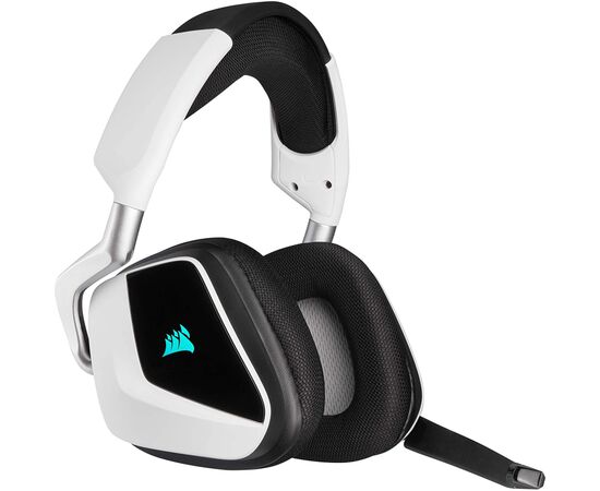 Наушники Corsair Void RGB Elite Wireless White (CA-9011202-EU), изображение 6 Наушники Corsair Void RGB Elite Wireless White (CA-9011202-EU), изображение 6