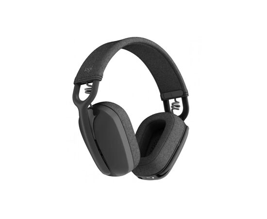 Наушники Logitech Zone Vibe Wireless UC Graphite (981-001199), изображение 2 Наушники Logitech Zone Vibe Wireless UC Graphite (981-001199), изображение 2