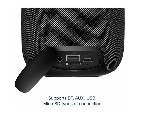 Акустична система Canyon BSP-8 Bluetooth V5.2 Black (CNE-CBTSP8B), зображення 5 Акустична система Canyon BSP-8 Bluetooth V5.2 Black (CNE-CBTSP8B), зображення 5