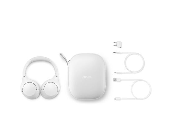 Наушники Philips TAH8506 Over-ear ANC Hi-Res Wireless Mic White (TAH8506WT/00), изображение 5 Наушники Philips TAH8506 Over-ear ANC Hi-Res Wireless Mic White (TAH8506WT/00), изображение 5
