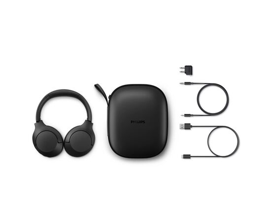 Наушники Philips TAH8506 Over-ear ANC Hi-Res Wireless Mic Black (TAH8506BK/00), изображение 8 Наушники Philips TAH8506 Over-ear ANC Hi-Res Wireless Mic Black (TAH8506BK/00), изображение 8