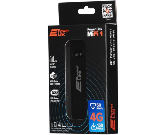Мобільний модем 2E PowerLink MiFi 1 (688130245326), зображення 7 Мобільний модем 2E PowerLink MiFi 1 (688130245326), зображення 7