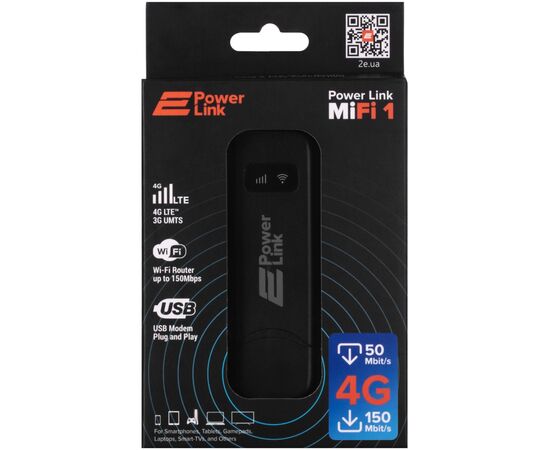 Мобільний модем 2E PowerLink MiFi 1 (688130245326), зображення 8 Мобільний модем 2E PowerLink MiFi 1 (688130245326), зображення 8