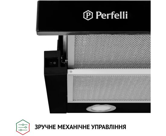 Витяжка кухонна Perfelli TL 5212 BL 700 LED, зображення 5 Витяжка кухонна Perfelli TL 5212 BL 700 LED, зображення 5