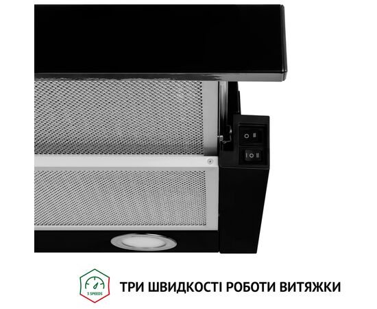 Витяжка кухонна Perfelli TL 5212 BL 700 LED, зображення 6 Витяжка кухонна Perfelli TL 5212 BL 700 LED, зображення 6