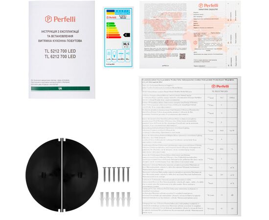 Витяжка кухонна Perfelli TL 5212 I 700 LED, зображення 11 Витяжка кухонна Perfelli TL 5212 I 700 LED, зображення 11