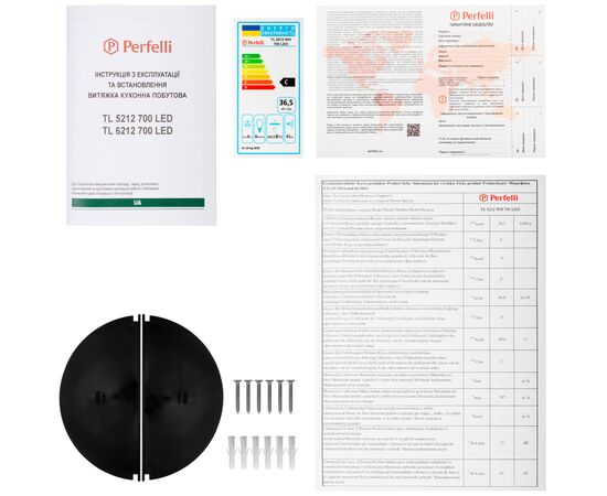 Витяжка кухонна Perfelli TL 5212 WH 700 LED, зображення 11 Витяжка кухонна Perfelli TL 5212 WH 700 LED, зображення 11