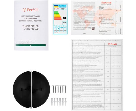 Витяжка кухонна Perfelli TL 6212 I 700 LED, зображення 11 Витяжка кухонна Perfelli TL 6212 I 700 LED, зображення 11