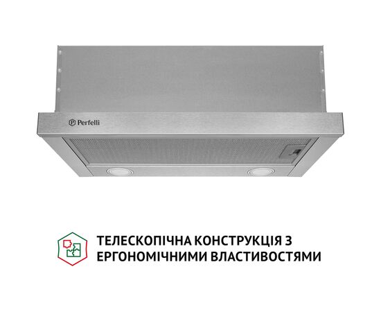 Витяжка кухонна Perfelli TL 6212 I 700 LED, зображення 2 Витяжка кухонна Perfelli TL 6212 I 700 LED, зображення 2