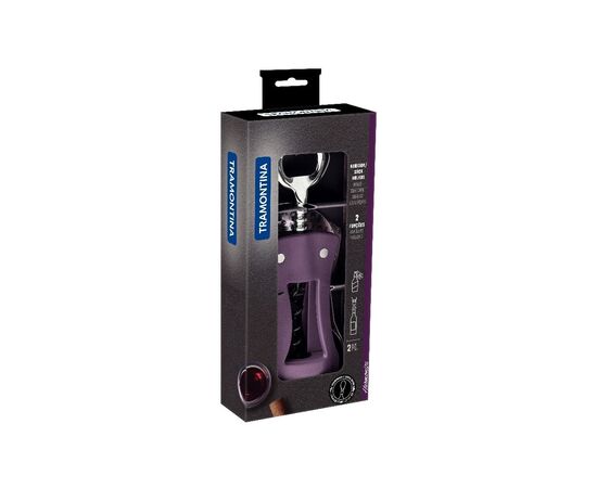 Штопор Tramontina Harmoniza Lilac (25550/190), изображение 2 Штопор Tramontina Harmoniza Lilac (25550/190), изображение 2