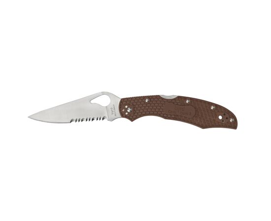 Нож Spyderco Byrd Cara Cara 2 Serrator Brown (BY03PSBN2)