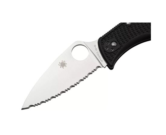 Нож Spyderco Leafjumper Serrator (C262SBK), изображение 3 Нож Spyderco Leafjumper Serrator (C262SBK), изображение 3