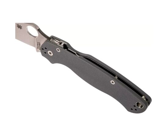 Нож Spyderco Para-Military 2 G10 Maxamet Dark Grey (C81GPDGY2), изображение 5 Нож Spyderco Para-Military 2 G10 Maxamet Dark Grey (C81GPDGY2), изображение 5