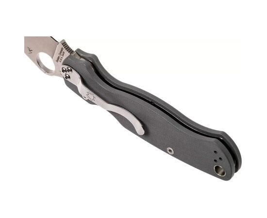 Нож Spyderco Para-Military 2 G10 Maxamet Dark Grey (C81GPDGY2), изображение 6 Нож Spyderco Para-Military 2 G10 Maxamet Dark Grey (C81GPDGY2), изображение 6