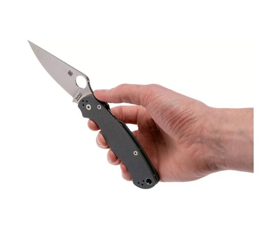 Нож Spyderco Para-Military 2 G10 Maxamet Dark Grey (C81GPDGY2), изображение 8 Нож Spyderco Para-Military 2 G10 Maxamet Dark Grey (C81GPDGY2), изображение 8