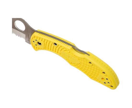 Нож Spyderco Tasman Salt 2 Serrator Yellow (C106SYL2), изображение 5 Нож Spyderco Tasman Salt 2 Serrator Yellow (C106SYL2), изображение 5