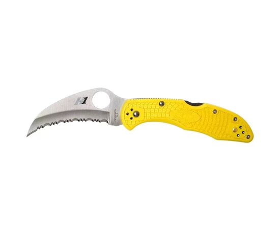 Нож Spyderco Tasman Salt 2 Serrator Yellow (C106SYL2)