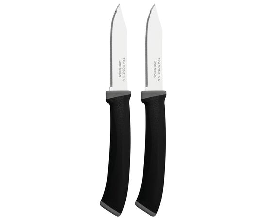 Набор ножей Tramontina Felice Black Vegetable Serrate 76 мм 2 шт (23491/203)