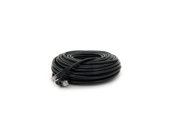 Патч-корд 25м, UTP, Cat.6, RJ45, CU, black Ritar (PCR-CU6/25BL)