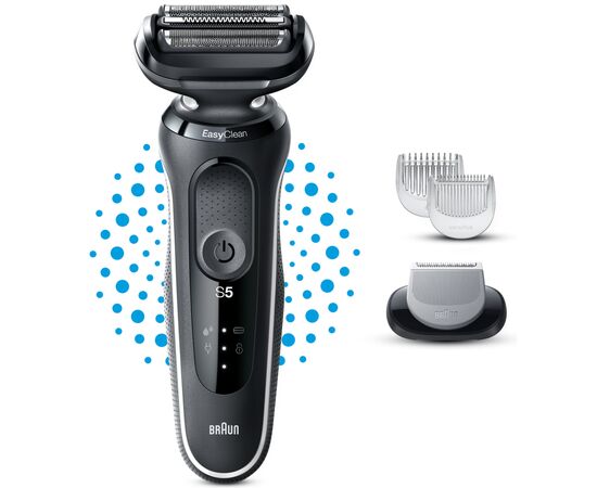 Электробритва Braun Series 5 51-W1600s BLACK / WHITE, изображение 2 Электробритва Braun Series 5 51-W1600s BLACK / WHITE, изображение 2