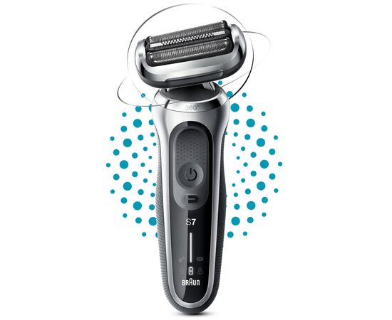 Электробритва Braun Series 7 71-S1000s SILVER / BLACK, изображение 2 Электробритва Braun Series 7 71-S1000s SILVER / BLACK, изображение 2