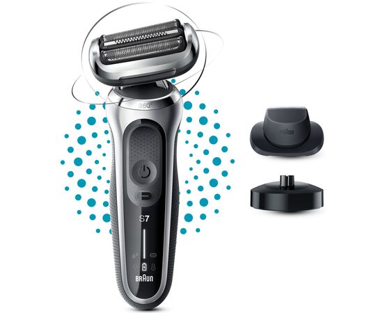 Электробритва Braun Series 7 71-S4200cs SILVER / BLACK, изображение 2 Электробритва Braun Series 7 71-S4200cs SILVER / BLACK, изображение 2