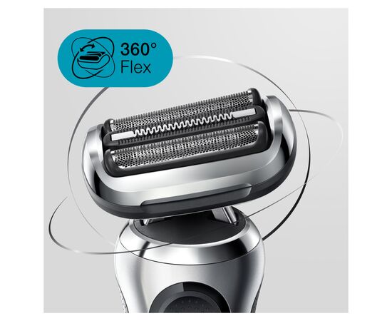 Электробритва Braun Series 7 71-S4200cs SILVER / BLACK, изображение 3 Электробритва Braun Series 7 71-S4200cs SILVER / BLACK, изображение 3