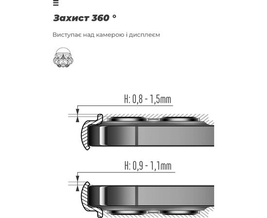 Чохол до мобільного телефона Armorstandart ICON Case Samsung A34 5G (A346) Camera cover Dark Blue (ARM66174), зображення 6 Чохол до мобільного телефона Armorstandart ICON Case Samsung A34 5G (A346) Camera cover Dark Blue (ARM66174), зображення 6