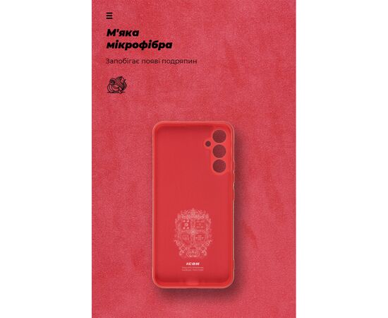 Чехол для мобильного телефона Armorstandart ICON Case Samsung A34 5G (A346) Camera cover Red (ARM66173), изображение 4 Чехол для мобильного телефона Armorstandart ICON Case Samsung A34 5G (A346) Camera cover Red (ARM66173), изображение 4