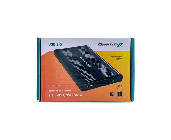 Карман внешний Grand-X HDE21, изображение 3 Карман внешний Grand-X HDE21, изображение 3