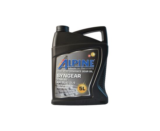 Трансмісійна олива Alpine Syngear 75W-90 GL-4/GL-5 5л (0745-5)