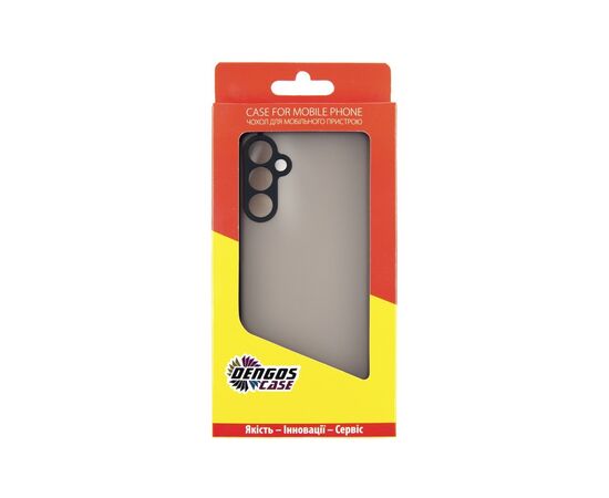 Чехол для мобильного телефона Dengos Matte Samsung Galaxy A34 5G (black) (DG-TPU-MATT-119), изображение 5 Чехол для мобильного телефона Dengos Matte Samsung Galaxy A34 5G (black) (DG-TPU-MATT-119), изображение 5