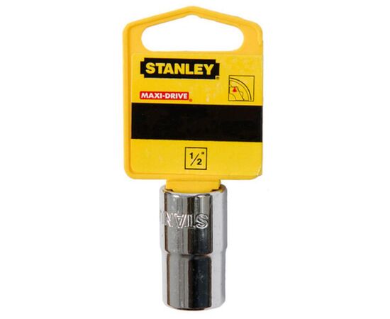 Головка торцевая Stanley 1/2"х 18мм, с двенадцатигранным профилем, метрическая (4-88-790)