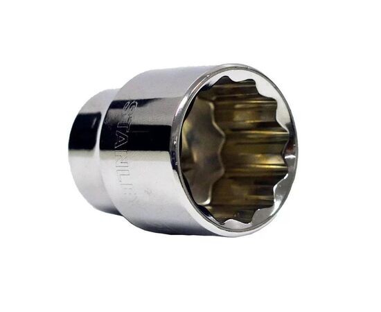 Головка торцевая Stanley 1/2"х 26мм, с двенадцатигранным профилем, метрическая (4-88-798), изображение 2 Головка торцевая Stanley 1/2"х 26мм, с двенадцатигранным профилем, метрическая (4-88-798), изображение 2