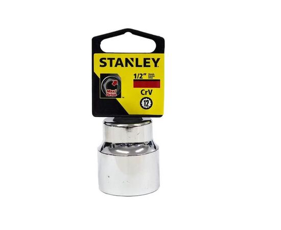 Головка торцевая Stanley 1/2"х 26мм, с двенадцатигранным профилем, метрическая (4-88-798)