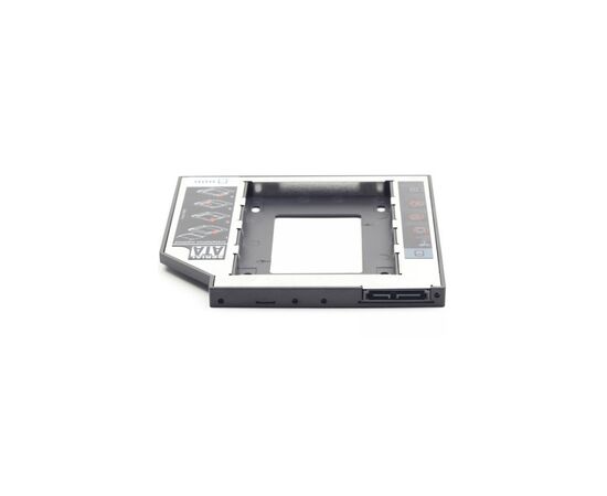 Фрейм-переходник Gembird 2.5" HDD/SSD to laptop slim 5.25'' bay (MF-95-01), изображение 4 Фрейм-переходник Gembird 2.5" HDD/SSD to laptop slim 5.25'' bay (MF-95-01), изображение 4