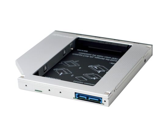 Фрейм-переходник Grand-X HDD 2.5'' to notebook 12.7 mm ODD SATA3 (HDC-27), изображение 2 Фрейм-переходник Grand-X HDD 2.5'' to notebook 12.7 mm ODD SATA3 (HDC-27), изображение 2