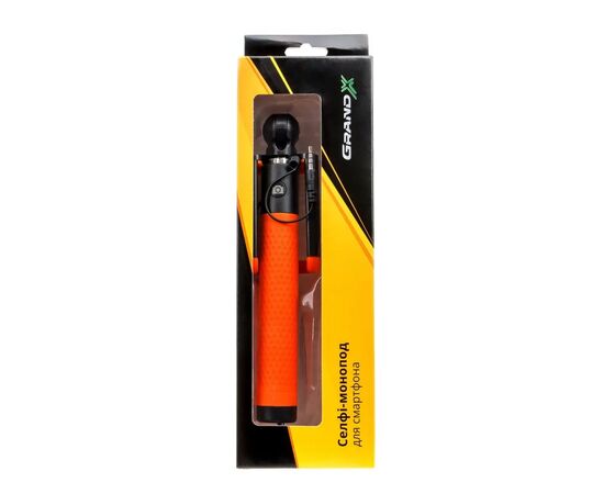 Монопод для селфи Grand-X Deluxe Click 3,5 U-крепление 180-780мм Orange (MPGDJ3CUO), изображение 10 Монопод для селфи Grand-X Deluxe Click 3,5 U-крепление 180-780мм Orange (MPGDJ3CUO), изображение 10