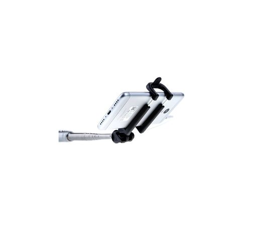 Монопод для селфи Grand-X Metallic Jack 3,5 U-крепление 170-750мм Silver (MPGJMS), изображение 4 Монопод для селфи Grand-X Metallic Jack 3,5 U-крепление 170-750мм Silver (MPGJMS), изображение 4