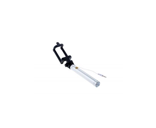 Монопод для селфи Grand-X Metallic Jack 3,5 U-крепление 170-750мм Silver (MPGJMS), изображение 7 Монопод для селфи Grand-X Metallic Jack 3,5 U-крепление 170-750мм Silver (MPGJMS), изображение 7