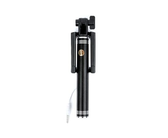 Монопод для селфи Grand-X Metallic Jack 3,5 U-крепление 170-750мм Black (MPGJMBLK), изображение 5 Монопод для селфи Grand-X Metallic Jack 3,5 U-крепление 170-750мм Black (MPGJMBLK), изображение 5