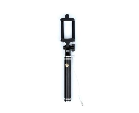 Монопод для селфи Grand-X Metallic Jack 3,5 U-крепление 170-750мм Black (MPGJMBLK), изображение 6 Монопод для селфи Grand-X Metallic Jack 3,5 U-крепление 170-750мм Black (MPGJMBLK), изображение 6