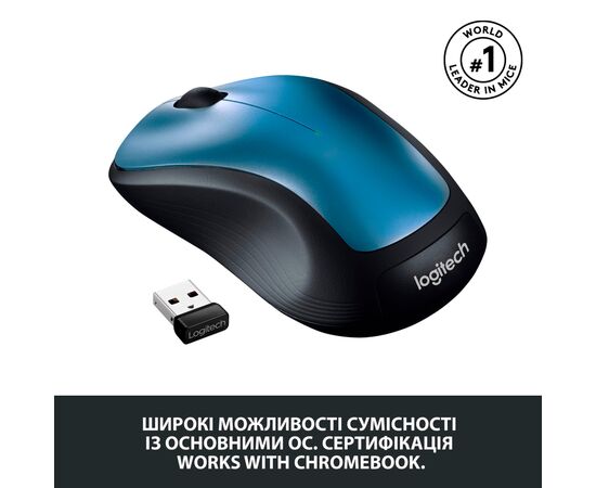 Мышка Logitech M310 Blue (910-005248), изображение 3 Мышка Logitech M310 Blue (910-005248), изображение 3
