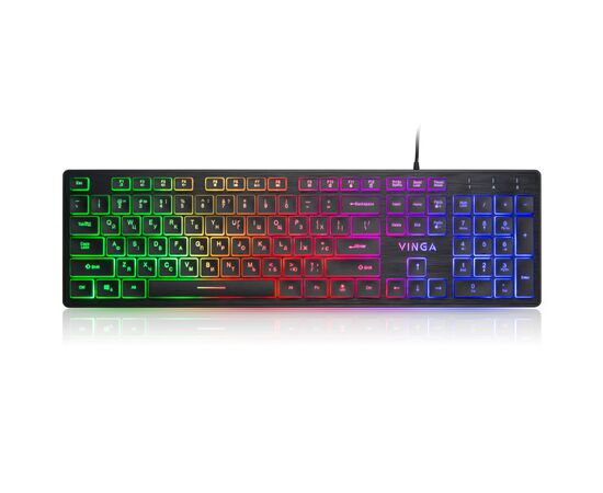 Клавіатура Vinga KB410 black
