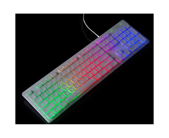 Клавиатура Vinga KB410 White, изображение 3 Клавиатура Vinga KB410 White, изображение 3